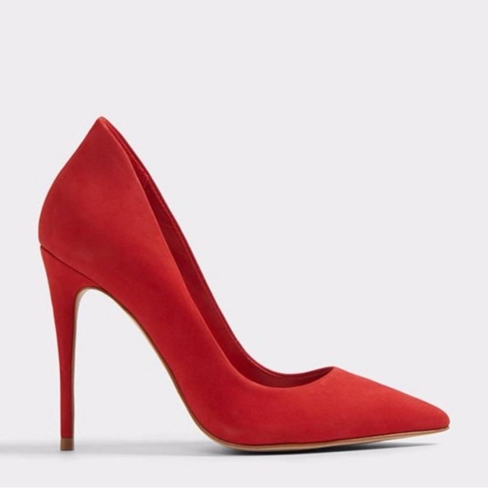 Cassedy Red Suede Pumps